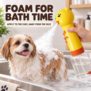 Pet Bath Foam Dispenser