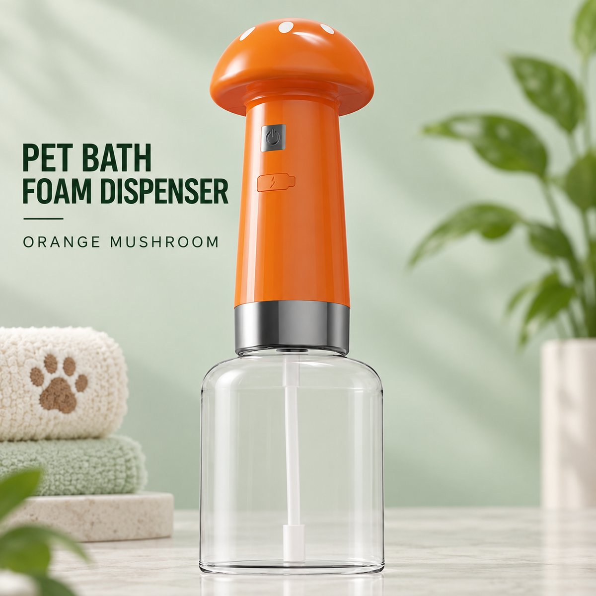 Pet Bath Foam Dispenser