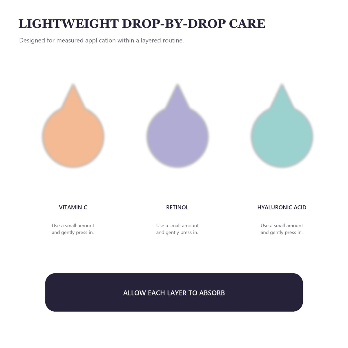 3-Piece Facial Serum Combination Set, 30 ml Each — Choose Your Serum Trio