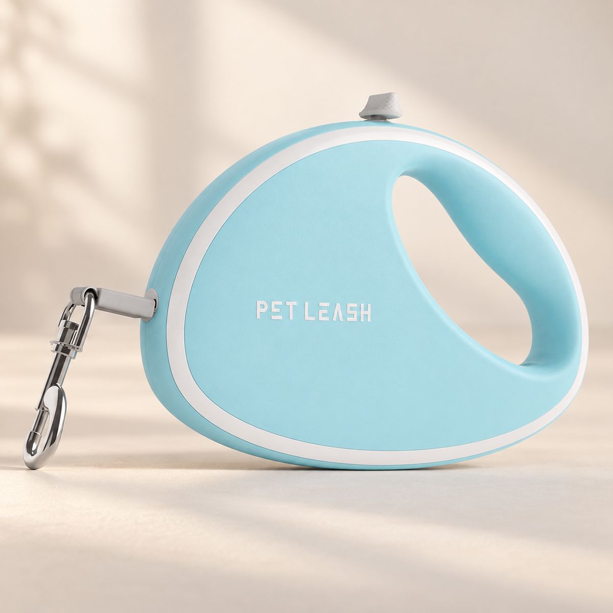 Retractable Dog Leash with Reflective-Edge Tape and Metal Swivel Clip