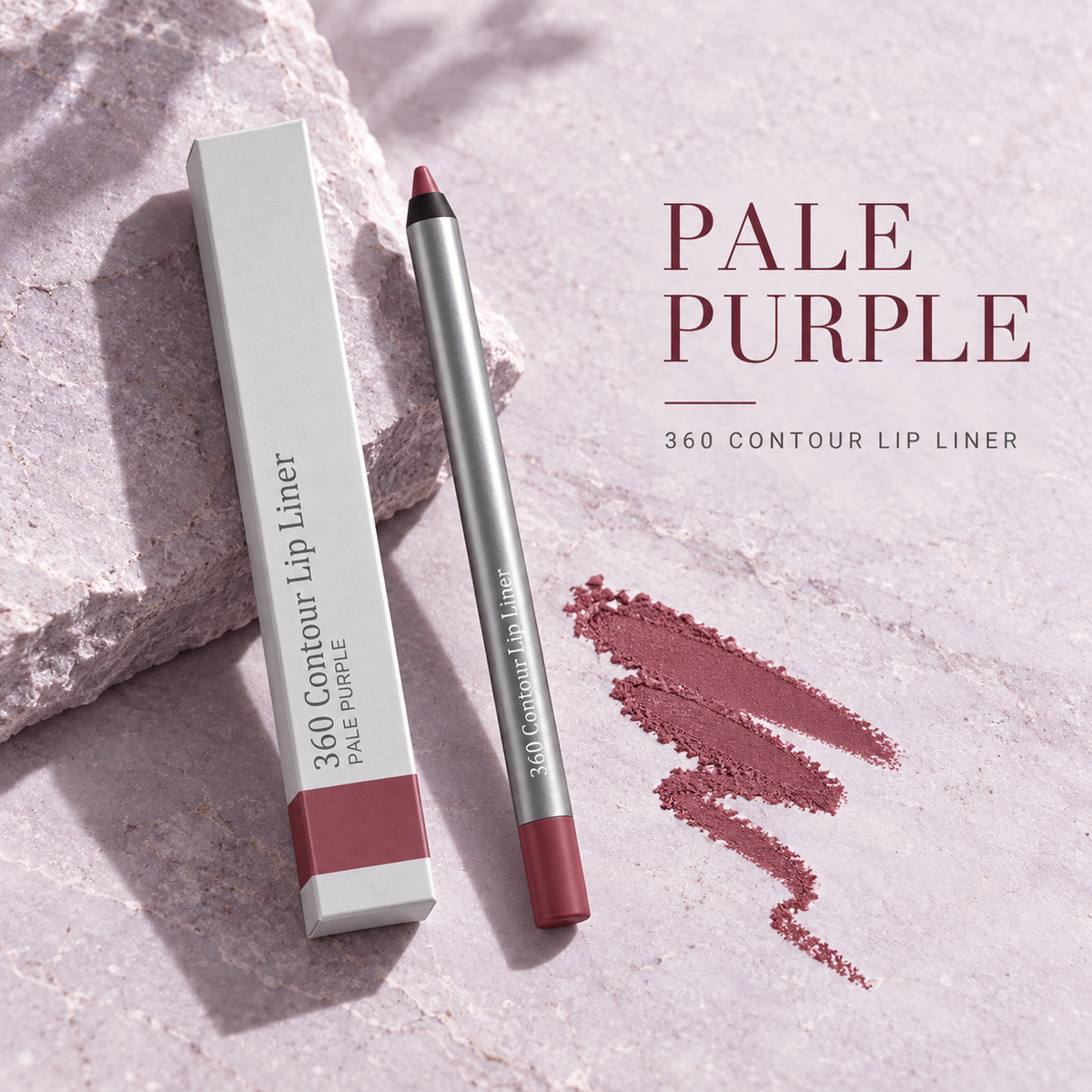 360 Contour Lip Liner Pencil, Precision Lip Definer for Shaping and Filling, Available in Multiple Shades, 1 Count