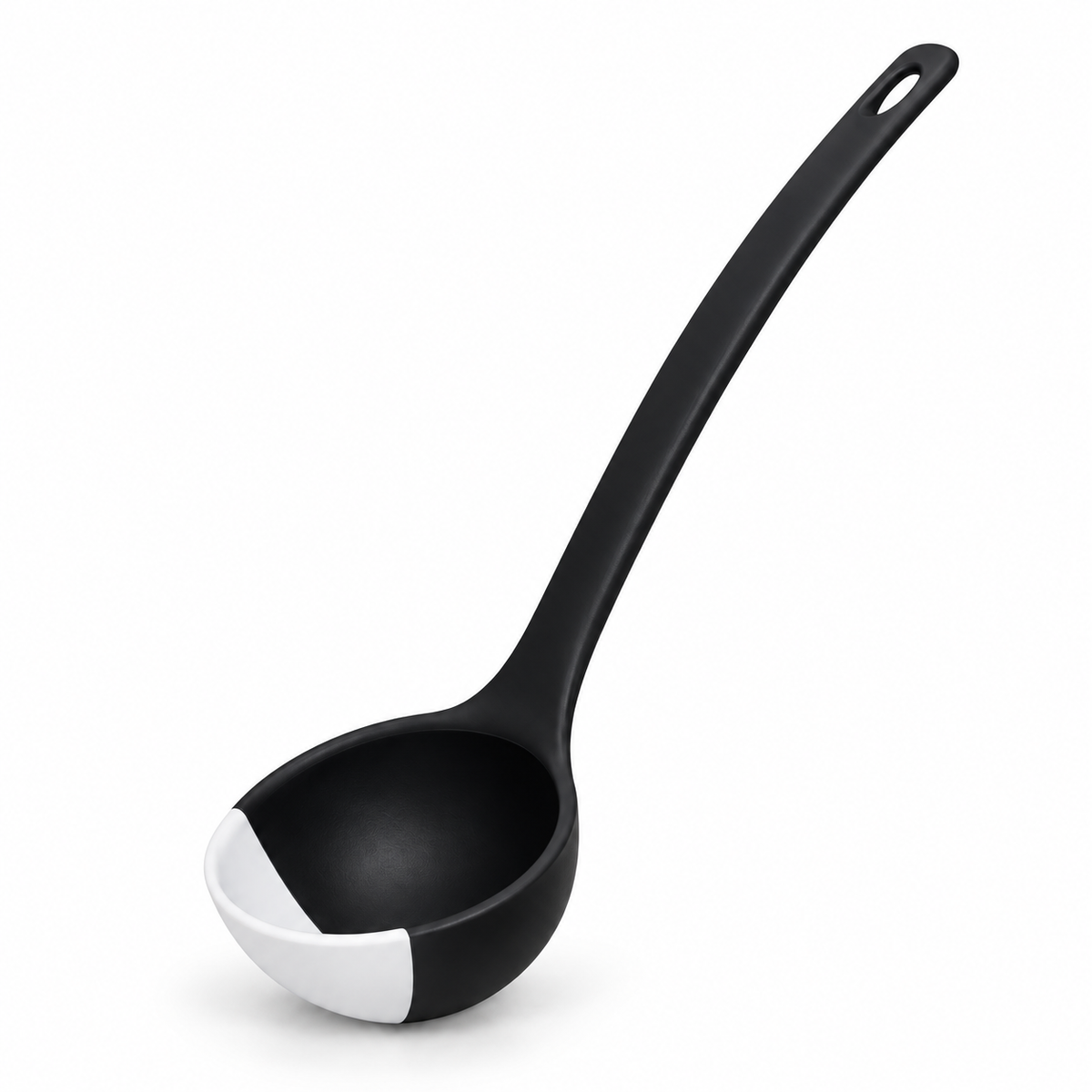 Flexible Silicone Ladle with Scraping Edge
