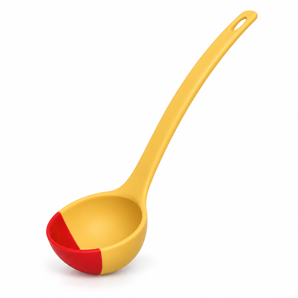 Flexible Silicone Ladle with Scraping Edge