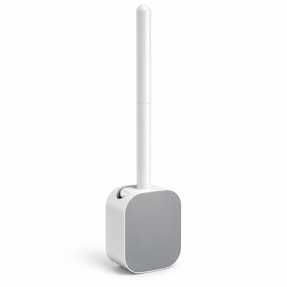 No-Drill Wall-Mounted Toilet Brush with Holder