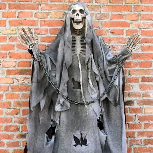 Halloween hanging ghost door curtain skull ghost hanging haunted house decoration props