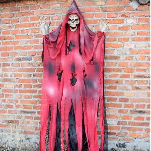 Halloween hanging ghost door curtain skull ghost hanging haunted house decoration props