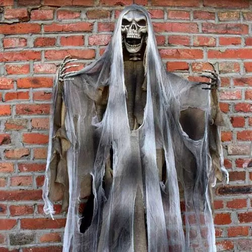 Halloween hanging ghost door curtain skull ghost hanging haunted house decoration props