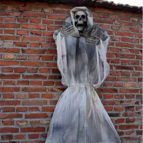 Halloween hanging ghost door curtain skull ghost hanging haunted house decoration props