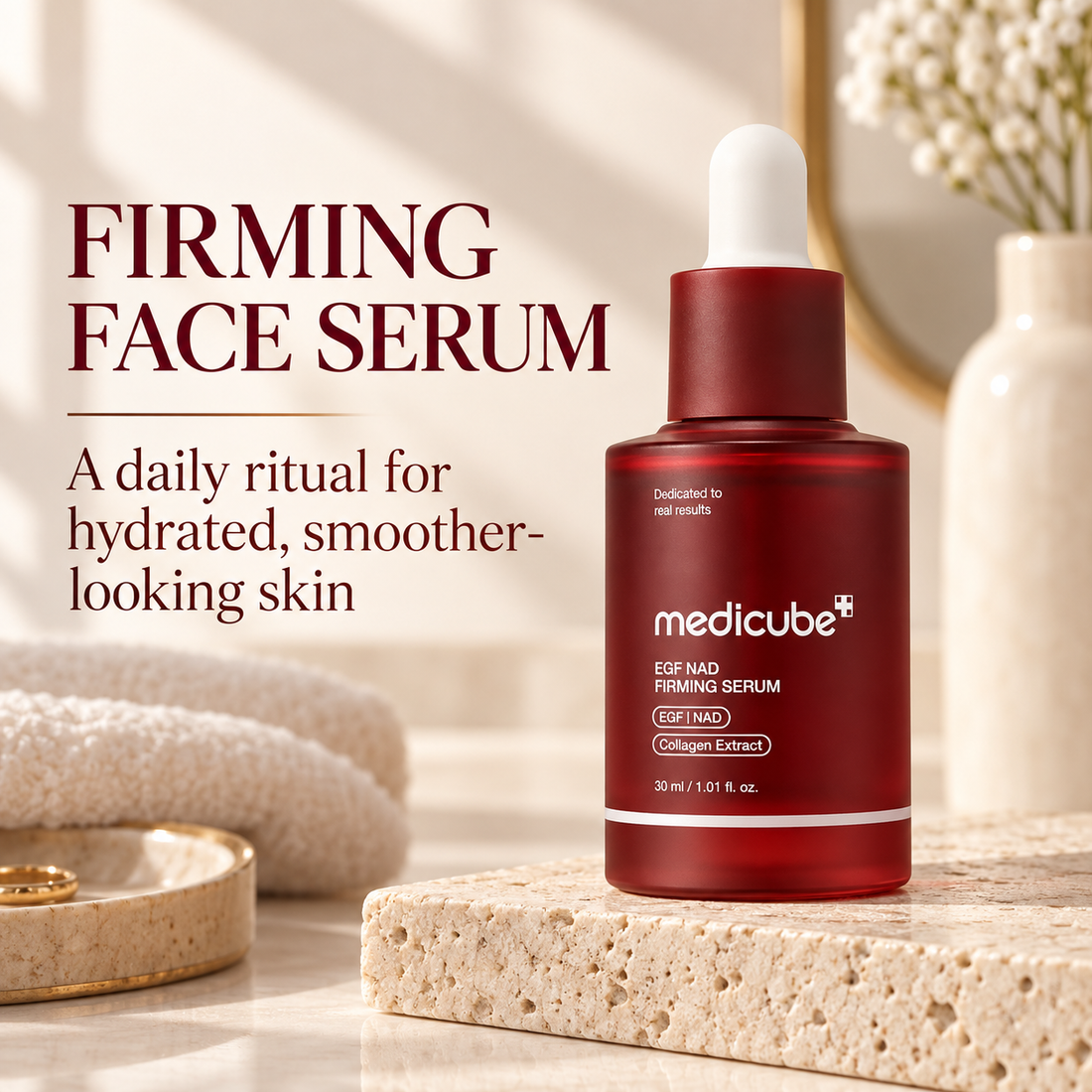 Firming Repair Serum 30mL | EGF + NAD + Collagen Serum | Hydrating Firming Care