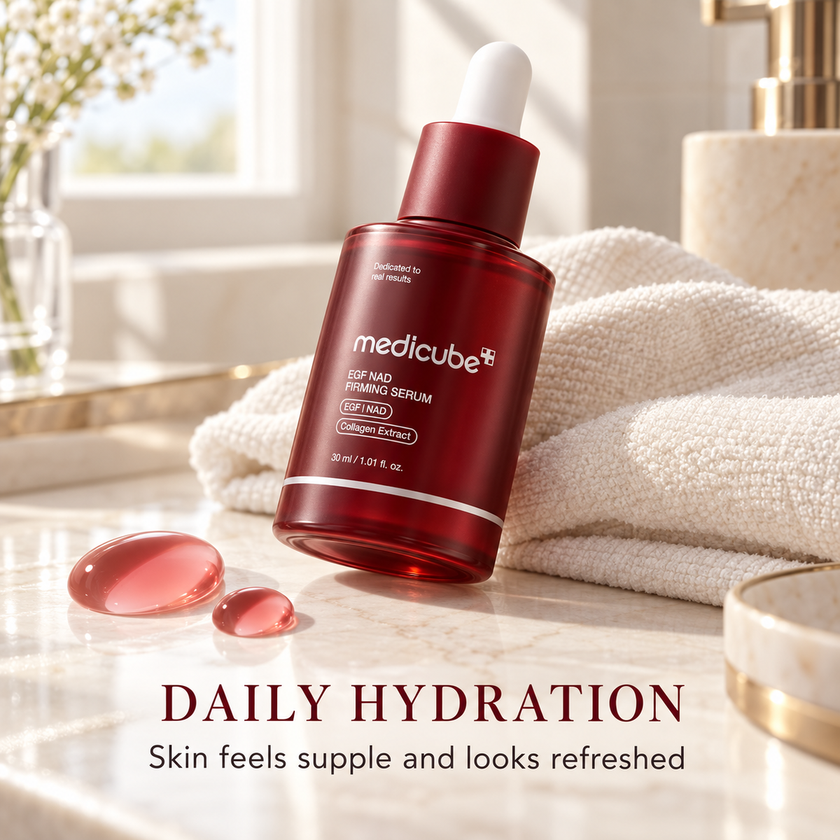 Firming Repair Serum 30mL | EGF + NAD + Collagen Serum | Hydrating Firming Care