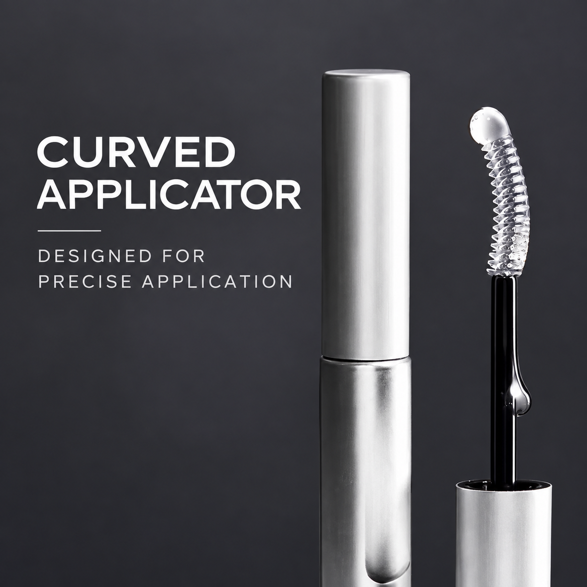 Eyelash Serum — For Eyelashes, Eyebrows, and Hairlines, 15 ml, Curved Applicator