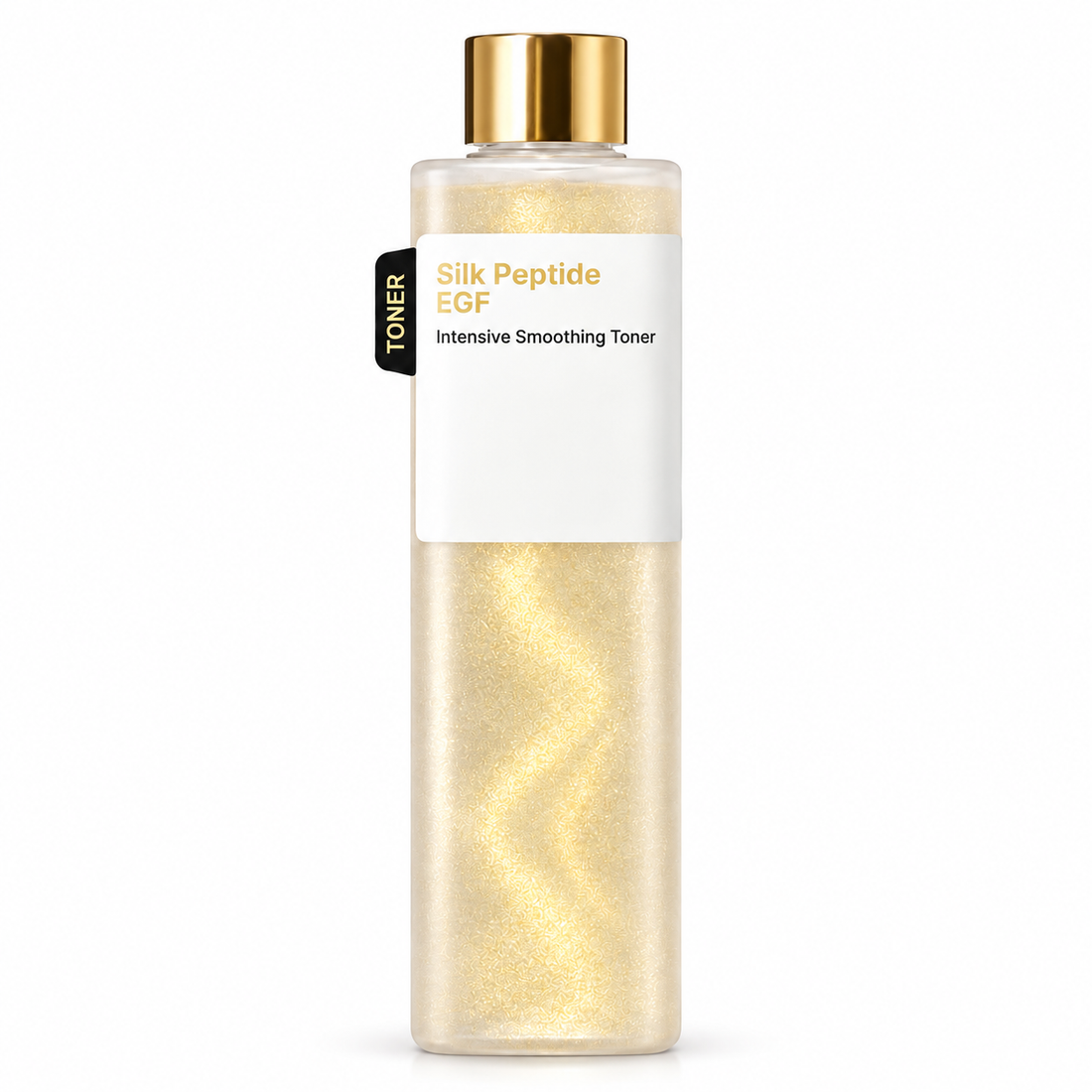 EGF Intensive Smoothing Facial Toner, Pearlescent Liquid Skincare Step, Ivory Bottle with Gold-Tone Cap